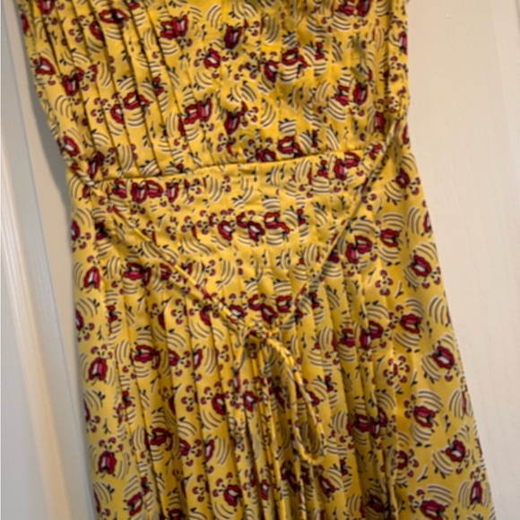 Zara Maxi Yellow Floral Dress - Picture 2 of 6